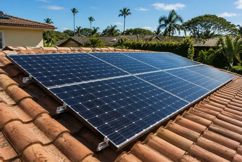 Installation de panneaux solaires à Crestet